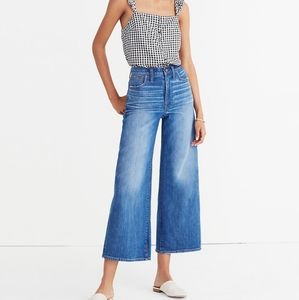 Madewell Wide-leg crop jeans size 27